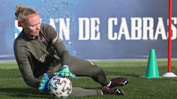 Lindahl, portera del Atlético de Madrid.