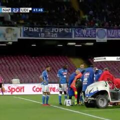 David Ospina se desploma en pleno partido y va al hospital