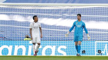 11/03/23 PARTIDO PRIMERA DIVISION 
REAL MADRID - ESPANYOL 
GOL 0-1 JOSELU 
TRISTEZA EDER MILITAO THIBAUT COURTOIS 