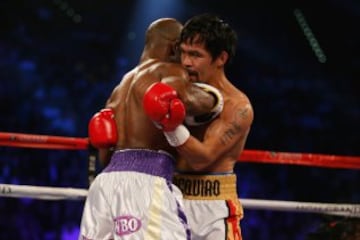 Combate entre Manny Pacquiao y Timothy Bradley Jr. en las Vegas por el título de peso welter de la Organización Mundial de Boxeo.
