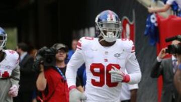Jason Pierre-Paul ha vuelto a jugar con los New York Giants en 2015.