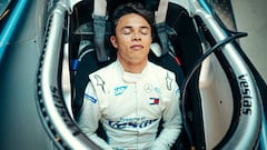 Nyck de Vries, piloto de Mercedes, concentrado antes del ePrix.