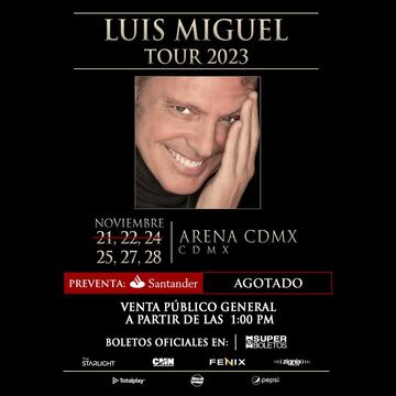 Boletos Luis Miguel para Monterrey y CDMX: A qué hora empieza la venta general