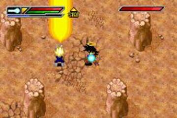 Captura de pantalla - 2 en 1: Dragon Ball Z Buu&#039;s Fury + Dragon Ball GT Transformation (GBA)