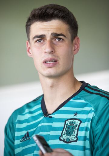 La sesión de fotos de Kepa en su entrevista para el Diario AS