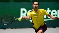 Galán cae en 3 sets con Goffin en segundo punto de la Davis