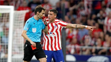 21/08/22 ATLETICO DE MADRID VILLARREAL
PARTIDO PRIMERA DIVISION
DE BURGOS BENGOETXEA TARJETA ROJA PARA MOLINA
