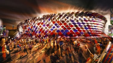 El proyecto también consideraba una integración urbana y la gestión eficiente de los flujos de público.