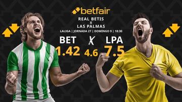 Real Betis vs. UD Las Palmas: horario, dónde ver, pronósticos y clasificación