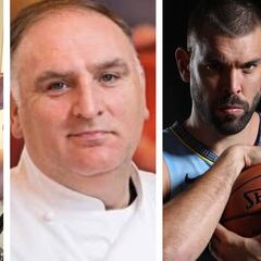 El chef José Andrés y los hermanos Gasol dan de comer a 1500 niños