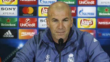 Zidane: "Lo importante es nuestra actitud y no el dibujo"