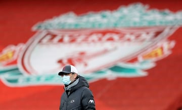 Jürgen Klopp, durante un entrenamiento del Liverpool.