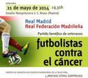 Partido benéfico en S.S. de los Reyes con veteranos del Madrid