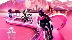 Cartel del Giro Women 2024.