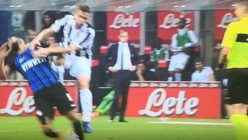 Cuanto más lo ven menos sentido le encuentran: la acción de Pjanic que debió ser roja y no lo fue