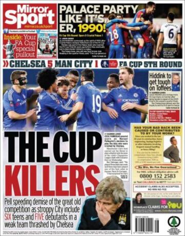 Portadas de la prensa mundial