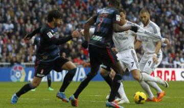 Cristiano Ronaldo en la jugada del 1-0.