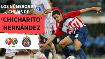 Los números de Chicharito con Chivas que ilusionan a la afición