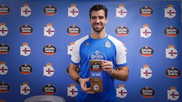 Germán Parreño está realizando una temporada casi perfecta con el Deportivo.