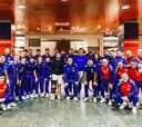 Rodri, Carvajal y Le Normand visitan a la Selección
