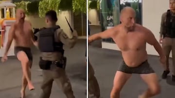 Half-naked Russian man goes wild and causes chaos in Thailand