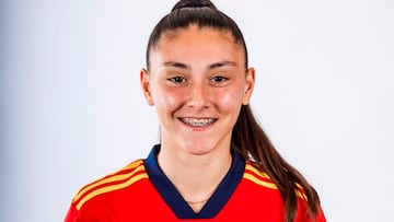 Olaya Rodr¨ªguez con la selecci¨®n Sub-17.