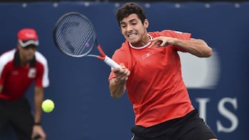 El chileno sufri&oacute; ante el local Christopher Eubanks y lo derrot&oacute; en cuatro sets. Es su primer triunfo en Flushing Meadows, donde ahora espera rival para segunda ronda.