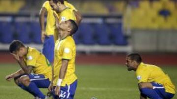 Brasil en la tanda de penaltis.