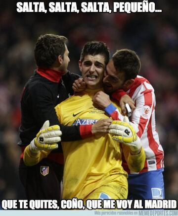 Los mejores memes de la presentación de Courtois