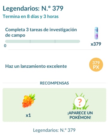 pokemon go investigacion temporal registeel codigo promocional