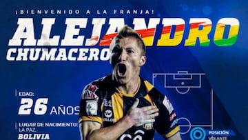 Alejandro Chumacero llega a la Liga MX con Puebla