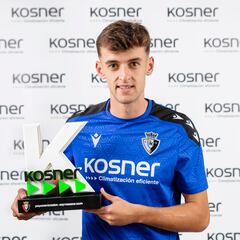 Aimar Oroz, primer ‘Jugador Kosner’ de la temporada