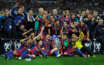 Hasta el momento, la última Champions que ha ganado el Barcelona fue el 28 de mayo de 2011, también ante el Manchester United.
 