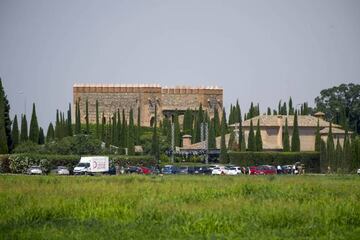 Exterior del Palacio de Galiana, en Toledo, donde se ha celebrado la boda de Antoine Griezmann y Erika Choperena.