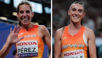 Marta Pérez y Paula Sevilla (fotos de Sportmedia/RFEA)