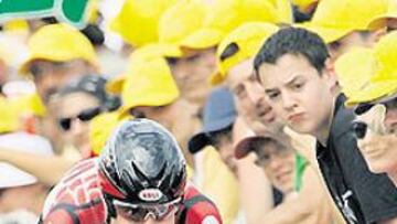 <b>SUPERADO. </b>Carlos Sastre fue ampliamente superado por Klöden y será cuarto en París.