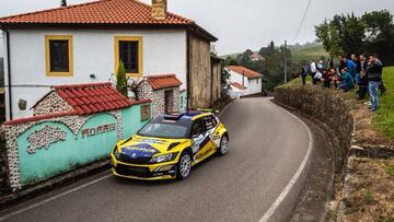 'Cohete' Suárez se impuso en el Rally Princesa de Asturias.