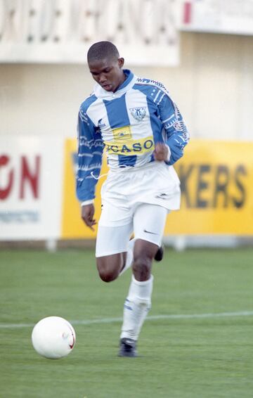 El delantero camerun¨¦s jug¨® 28 partidos con el Legan¨¦s entre 1997-98 y marc¨® 3 goles.