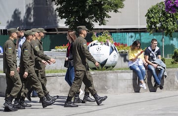 Las calles de Kiev ya se preparan para la final de la Champions