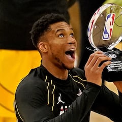 En el All-Star más descafeinado también reina Antetokounmpo