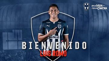 Luis Romo es presentado con los Rayados