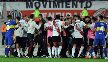 Fiesta agónica para River en el Superclásico 