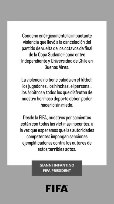 La tragedia de Avellaneda alcanza un nuevo calibre y llega hasta la FIFA: atención a lo que dijo Infantino