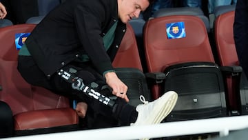 Ter Stegen, de paisano en el partido ante el Bayern.