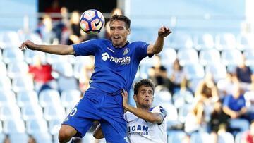 Scepovic, con el Getafe.