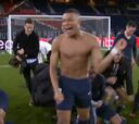 El PSG entero con Mbappé a la cabeza se mofa de Haaland tras eliminarlo de la Champions