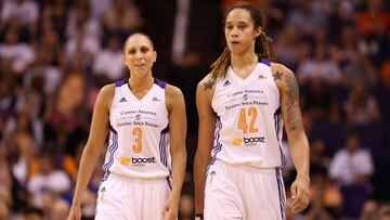 Brittney Griner y Diana Taurasi.