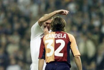 Zidane tuvo tiempo para tener ciertas confidencias con su compatriota Candela