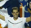 Rafael Nadal pasa con facilidad su estreno en México
