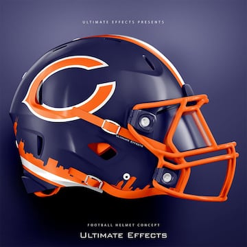 Los 32 cascos de la NFL al estilo de la nueva liga: AAF